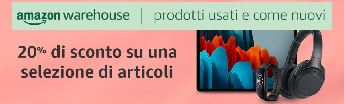 Ricondizionati Amazon scontati del 20% con 7 pagine di soli prodotti Apple