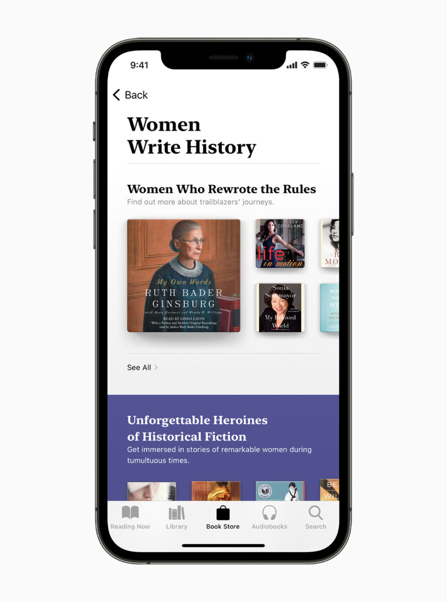 Apple celebra il Mese della storia delle donne e la Giornata internazionale della donna