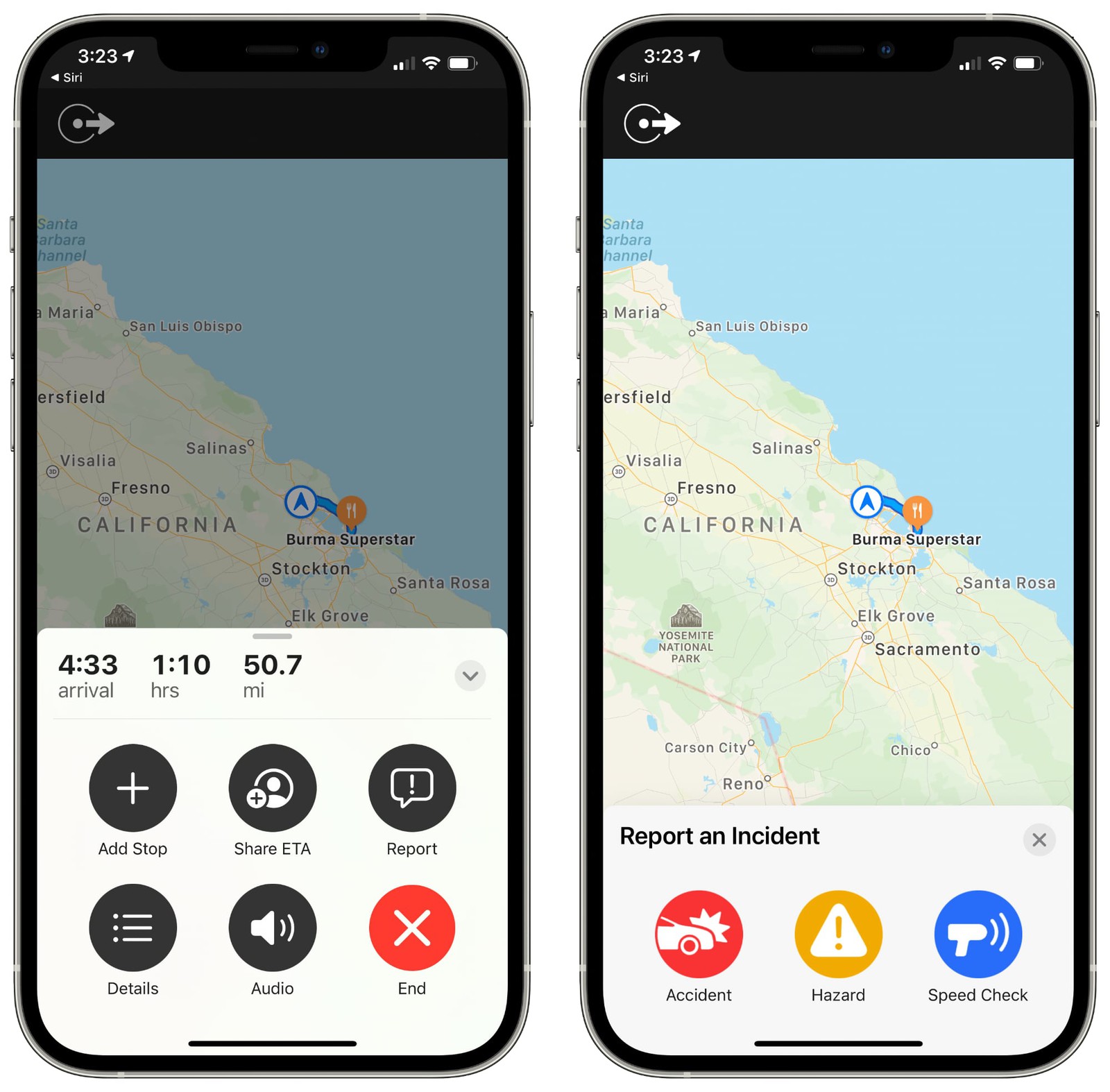Con l’app Mappe di iOS 14.5 è possibile segnalare traffico e incidenti come Waze