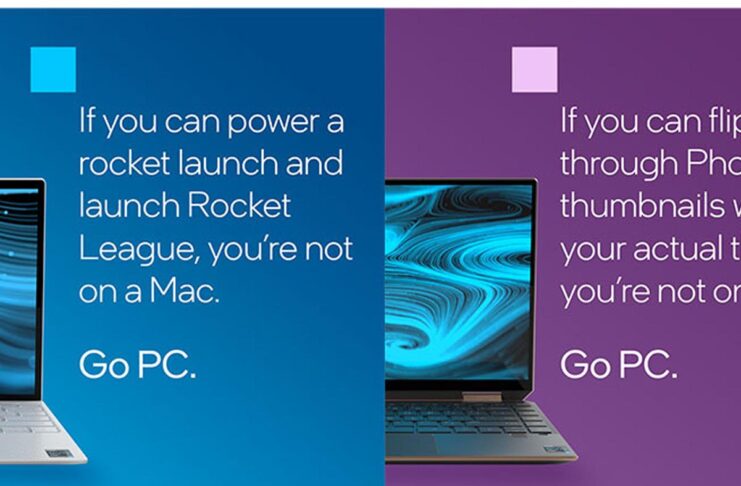 Intel ha lanciato una campagna pubblicitaria per prendere di mira i Mac con M1