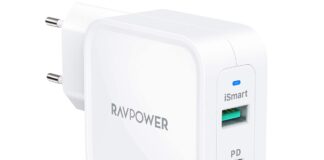 Ravpower PD Pioneer 65W: il caricabatterie giusto per tutto costa solo 26,99€
