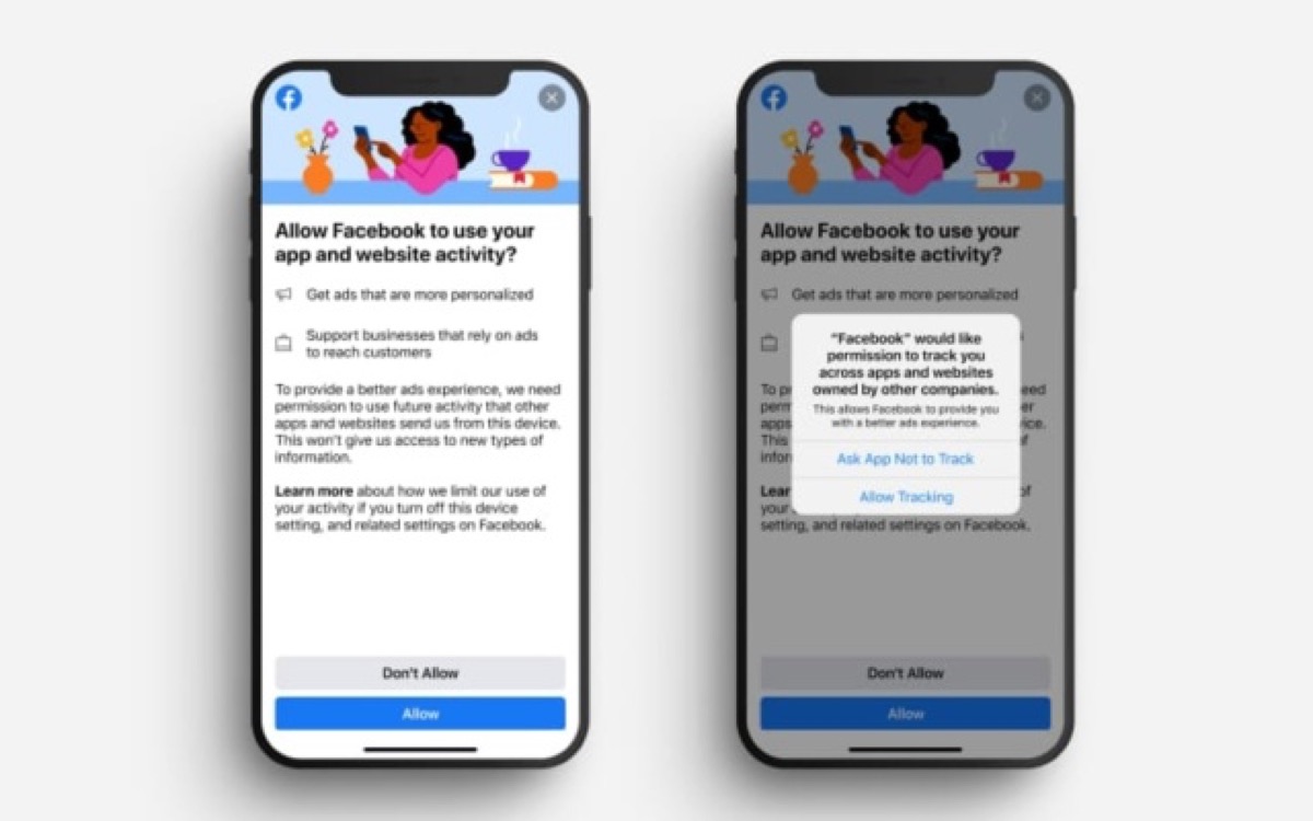 Facebook chiede agli utenti di attivare il monitoraggio delle attività prima delle modifiche a iOS 14 Facebook chiede agli utenti di attivare il monitoraggio delle attività prima delle modifiche a iOS 14