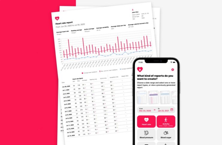 Heart Reports V2.0 per iPhone, un’app per generare report sullo stato della propria salute