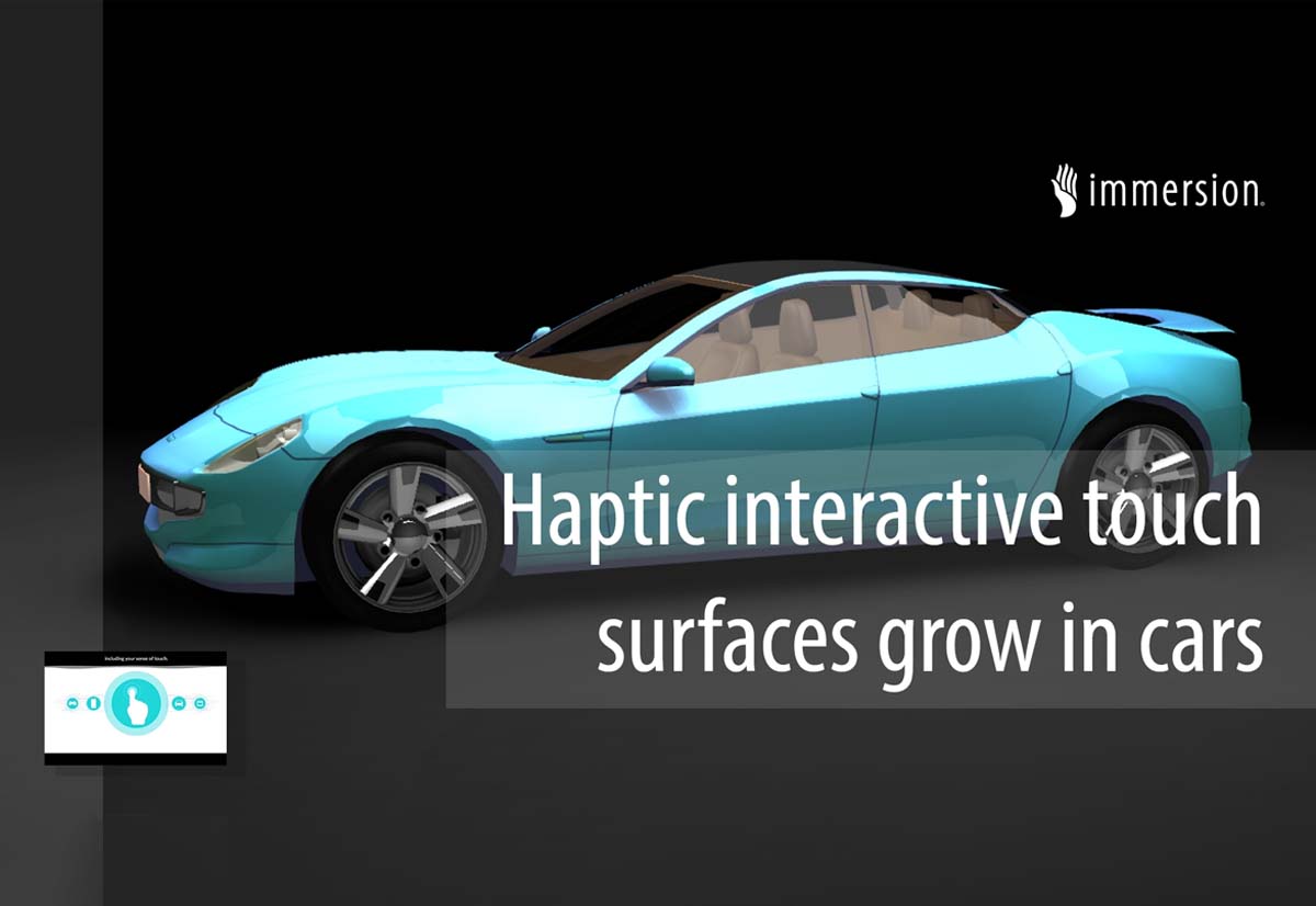 Faurecia e Immersion: accordo per tecnologie aptiche nel settore automobilistico Faurecia e Immersion: accordo per tecnologie aptiche nel settore automobilistico