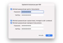 Proteggere un PDF con password gratis sul Mac Proteggere un PDF con password gratis sul Mac