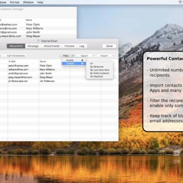 SerialMailer, utility Mac per inviare per l’invio massivo di mail