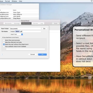 SerialMailer, utility Mac per inviare per l’invio massivo di mail