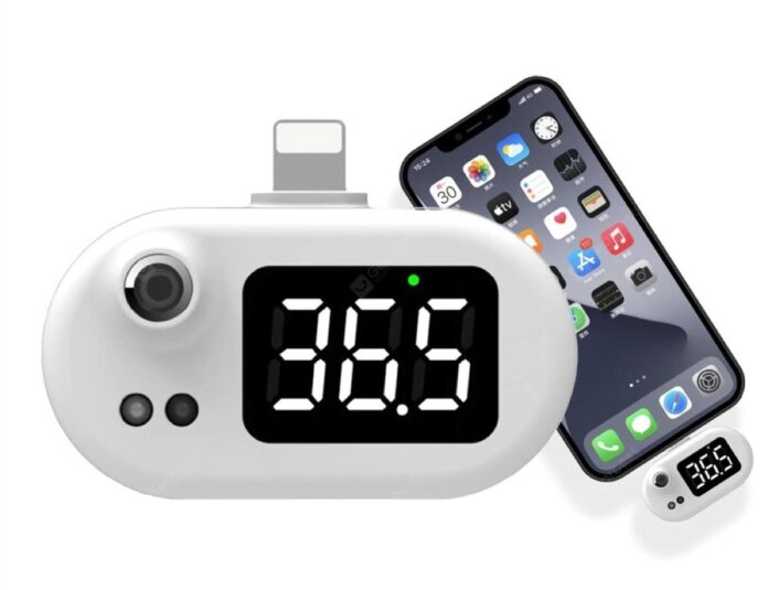 Termometro infrarossi per iPhone: solo 9 € per misurare la febbre senza contatto