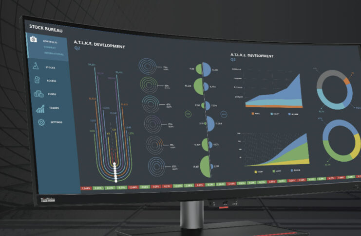 Lenovo ThinkVision P40w-20 è il primo monitor Thunderbolt 4