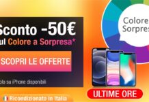 Ultime ore: iPhone scontati -50€ con il Colore a Sorpresa su TrenDevice. Termina oggi 28/2 Ultime ore: iPhone scontati -50€ con il Colore a Sorpresa su TrenDevice. Termina oggi 28/2