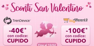 In cerca del regalo per San Valentino? Su TrenDevice e BuyDifferent sconti fino a 100€ sui migliori Ricondizionati Hi-Tech