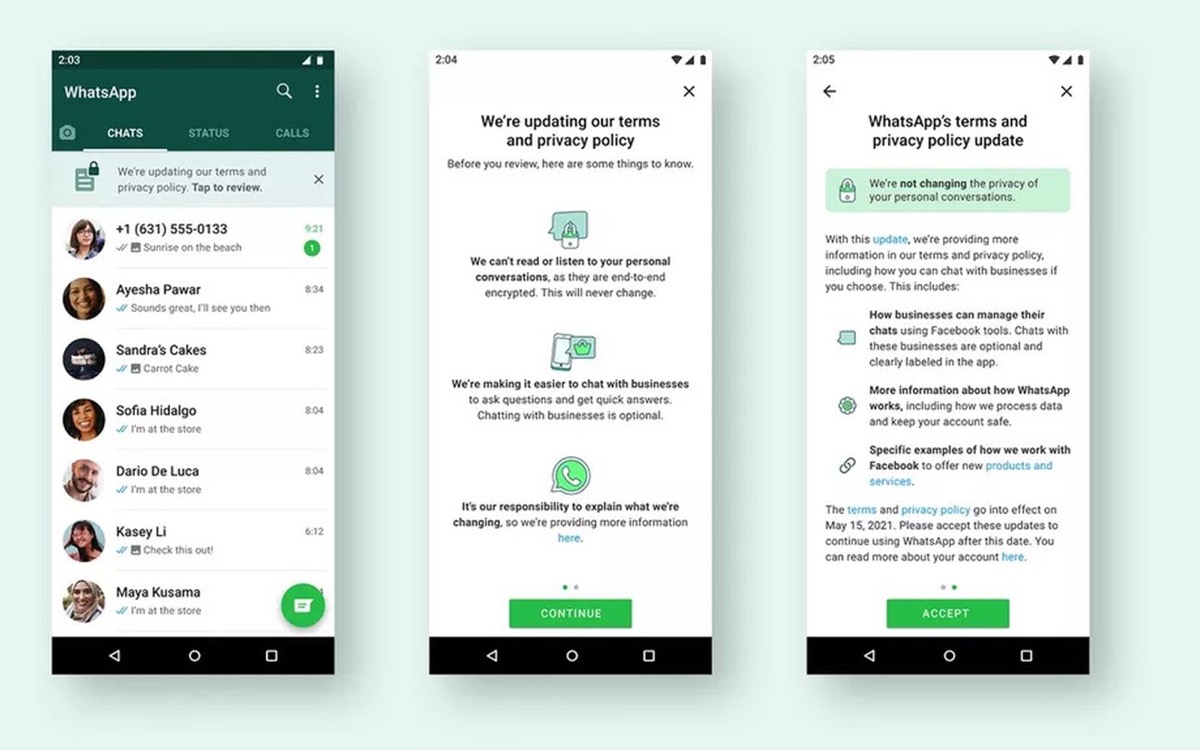 WhatsApp spiega cosa succede agli utenti che non accettano la nuova privacy