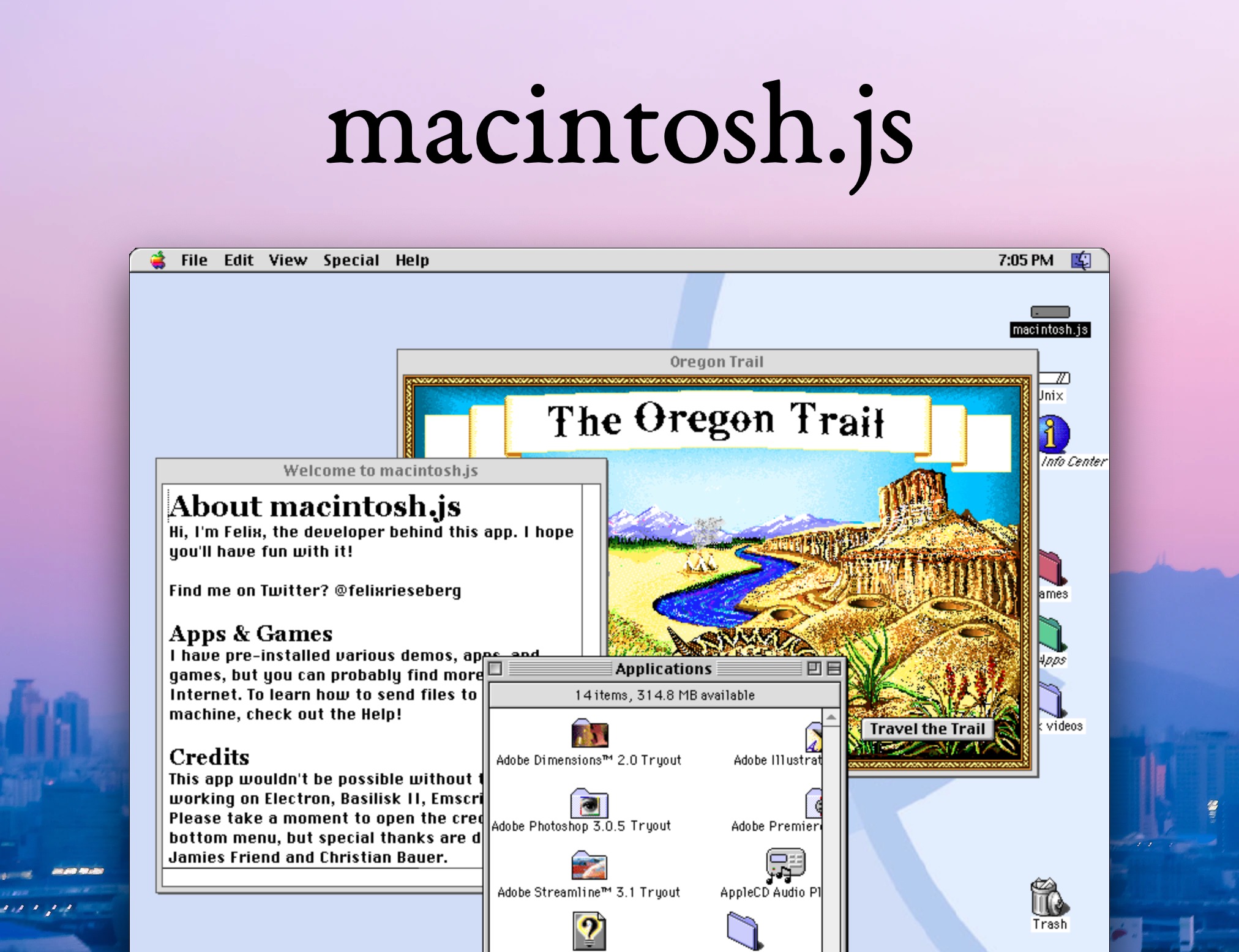 macintosh.js emula un Macintosh Quadra 900 anche sui Mac con M1
