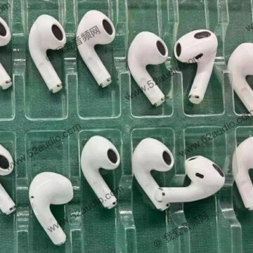 Le presunte foto dei nuovi AirPods 3