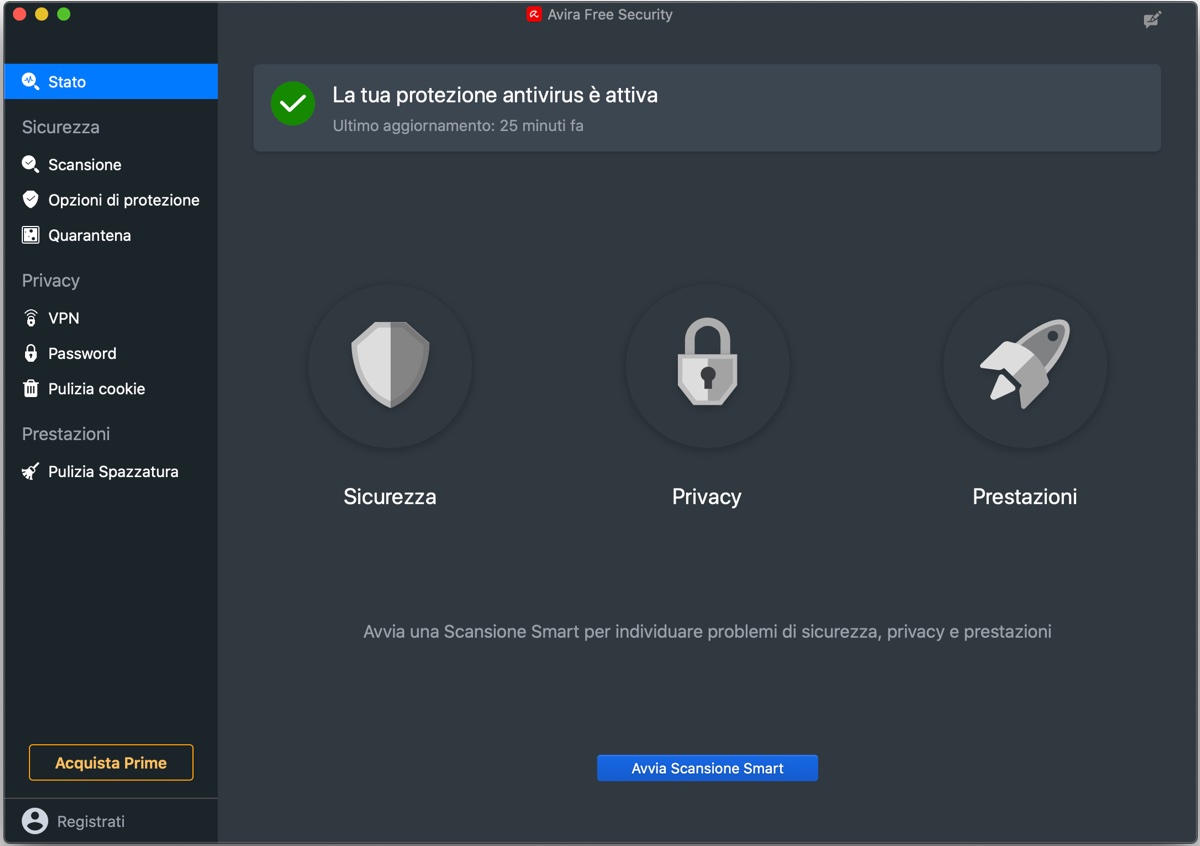 Avira Security è lo strumento tutto in uno per la sicurezza Mac