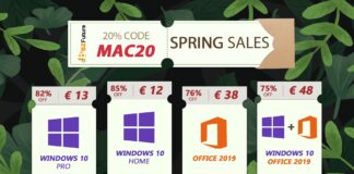 Solo 13 € licenza a vita per Windows 10 Pro, 38 € per Office 2019 Pro Plus