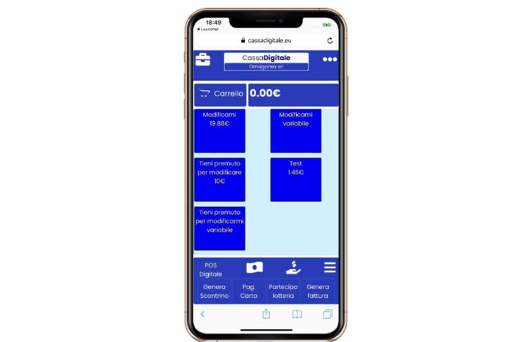 Registratore di cassa addio, arriva l’app sul cellulare