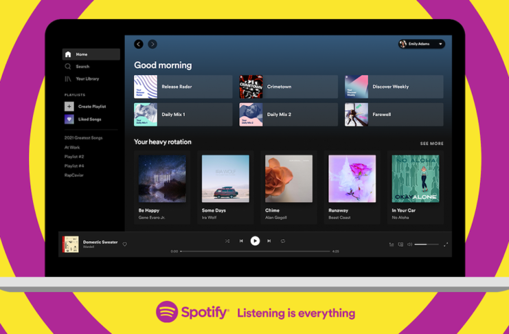 Spotify si rifà il look per Desktop e Web Player