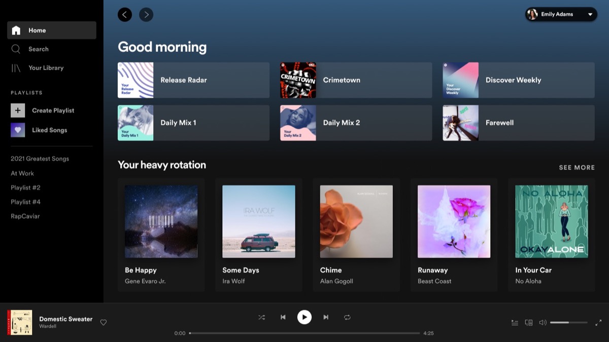 Spotify si rifà il look per Desktop e Web Player spotify mac iphone