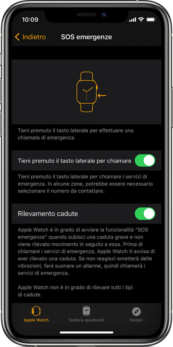 Il rilevamento delle cadute tipo Apple Watch anche su altri dispositivi