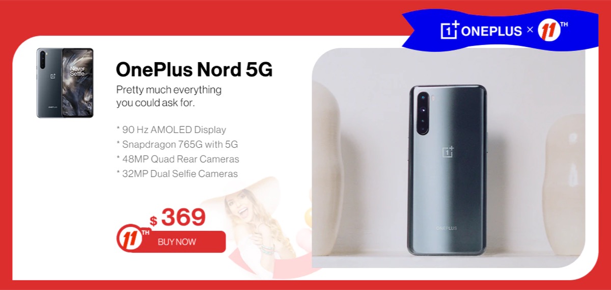 Offerte OnePlus: Nord, 8 e 8T a partire da meno di 200 euro