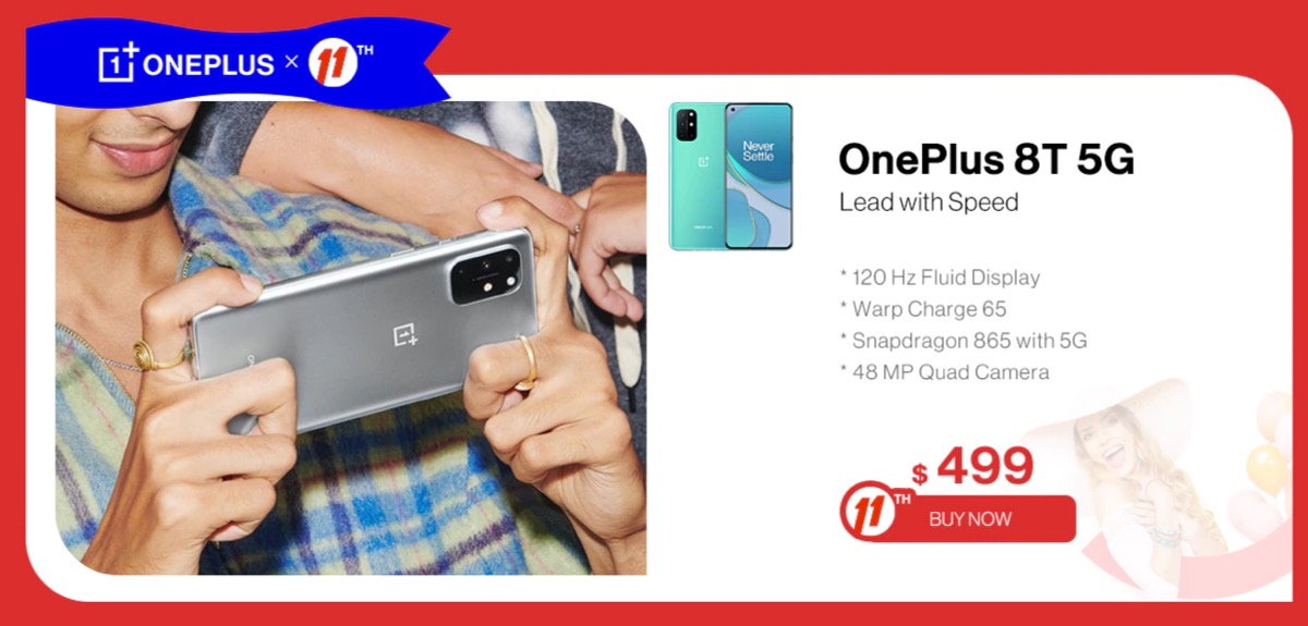 Offerte OnePlus: Nord, 8 e 8T a partire da meno di 200 euro