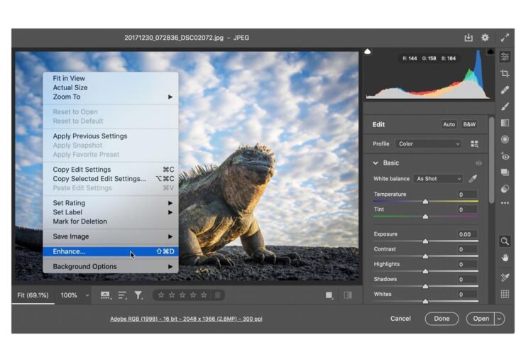 Adobe, il tool con la “Super risoluzione” per Camera Raw