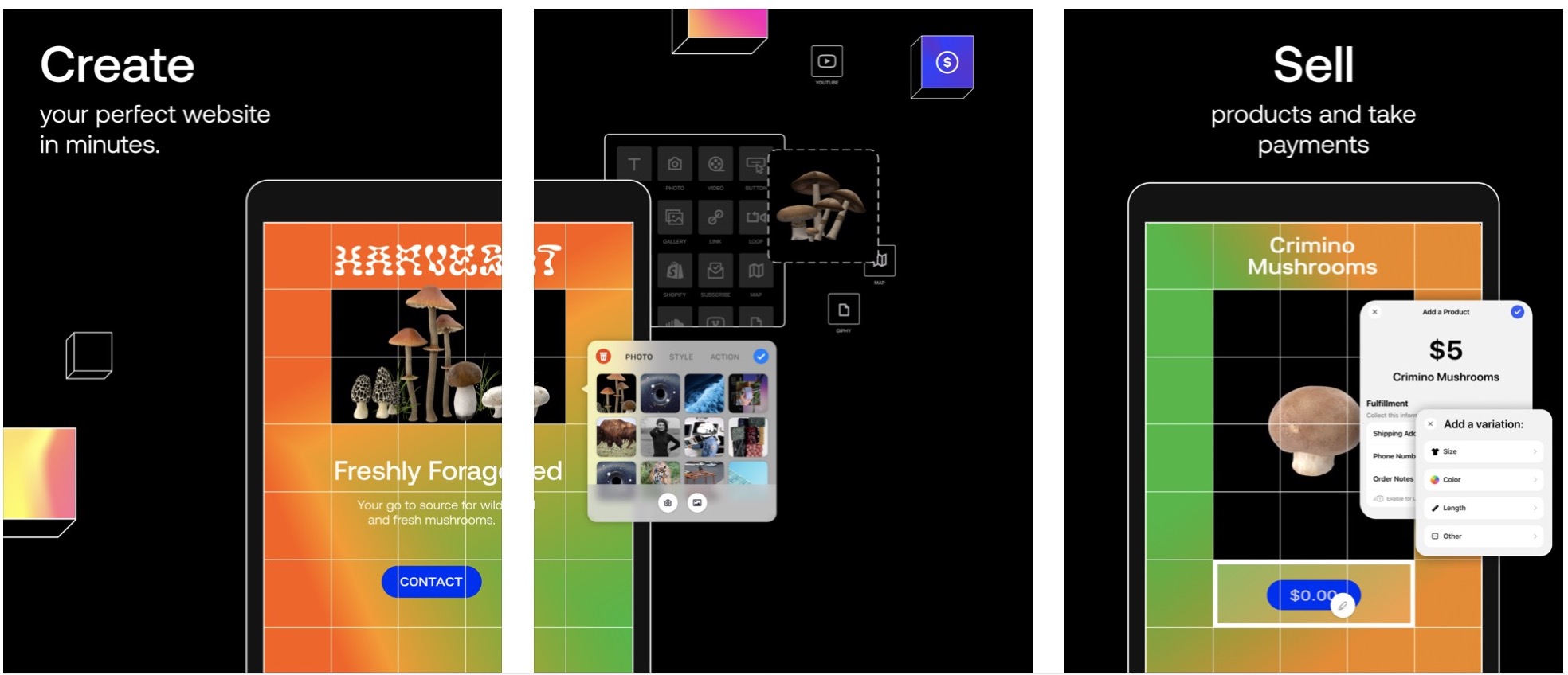 Universe, app per creare siti web da iPhone e iPad