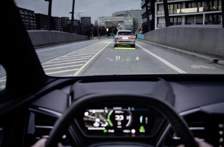 “Sesto senso”, la Realtà Aumentata di Audi Q4 e-tron