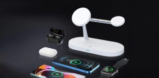 La dock di ricarica 5 in 1 con stand magnetico e potenza 15W in offerta a 27 euro