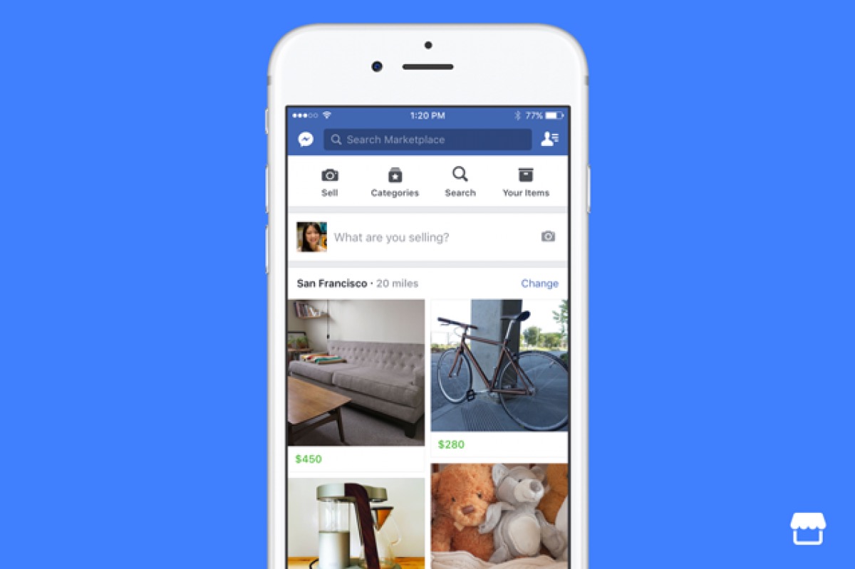 Facebook Marketplace ha 1 miliardo di utenti Facebook Marketplace ha 1 miliardo di utenti