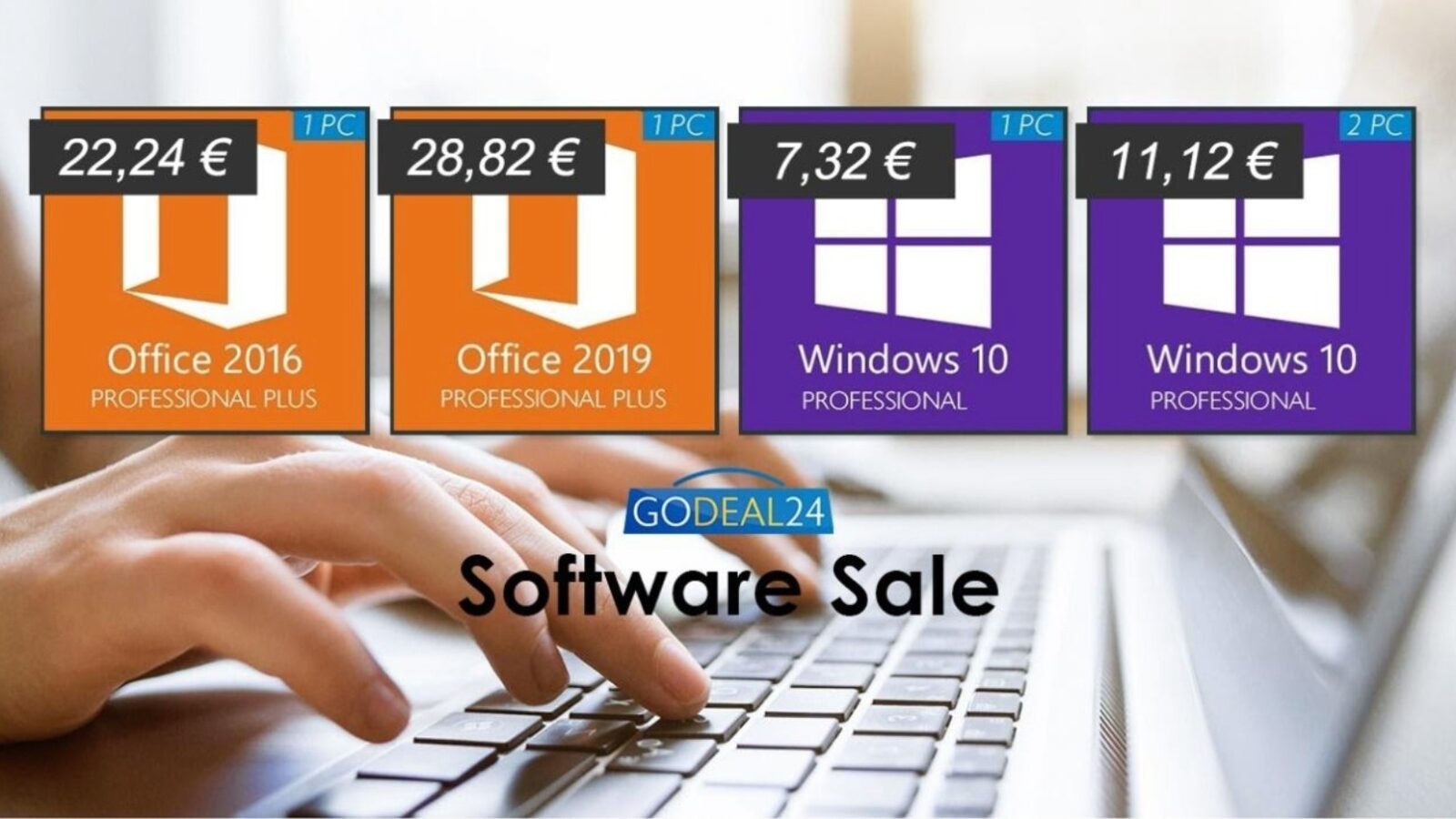 Solo 5 € licenza Microsoft Windows 10 a vita, Office a soli 22 €