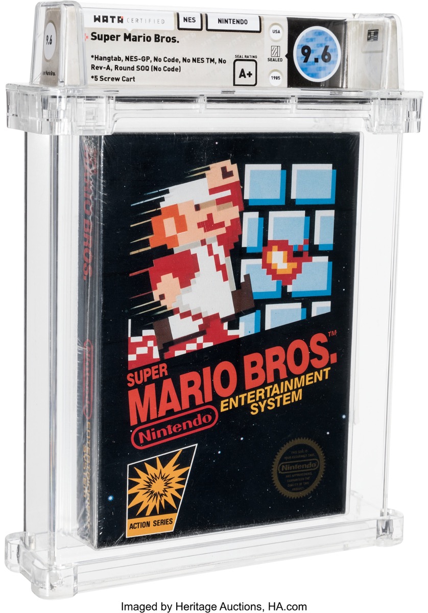 l primo e originale Super Mario Bros sbanca asta per 660.000 dollari