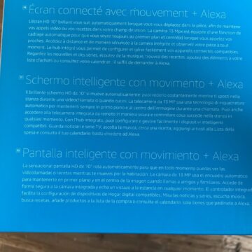 Unboxing e prime impressioni Amazon Alexa Echo Show terza generazione da 10″