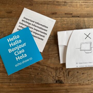 Unboxing e prime impressioni Amazon Alexa Echo Show terza generazione da 10″