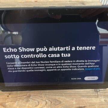Unboxing e prime impressioni Amazon Alexa Echo Show terza generazione da 10″