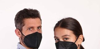 Su Amazon mascherine FFP2 di colore nero, comode e certificate: solo 76 cent l’una