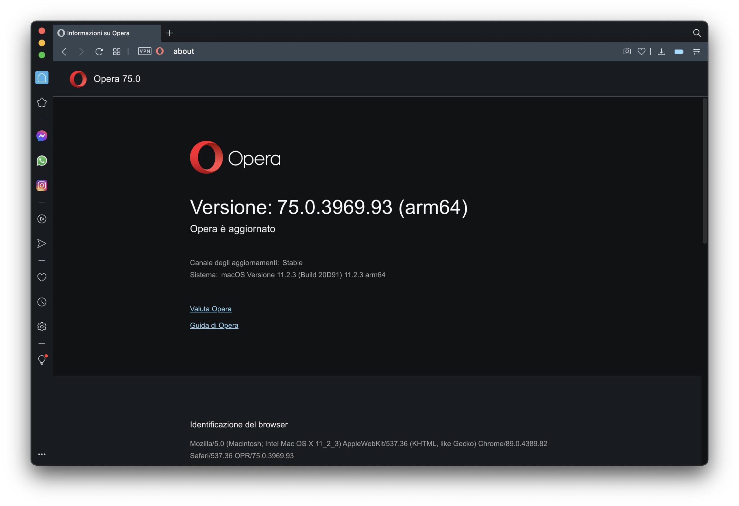 Il browser Opera ora nativo per i Mac M1