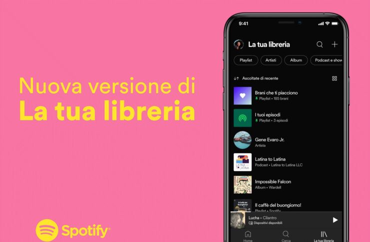 La tua Libreria, Spotify velocizza la consultazione della propria collection