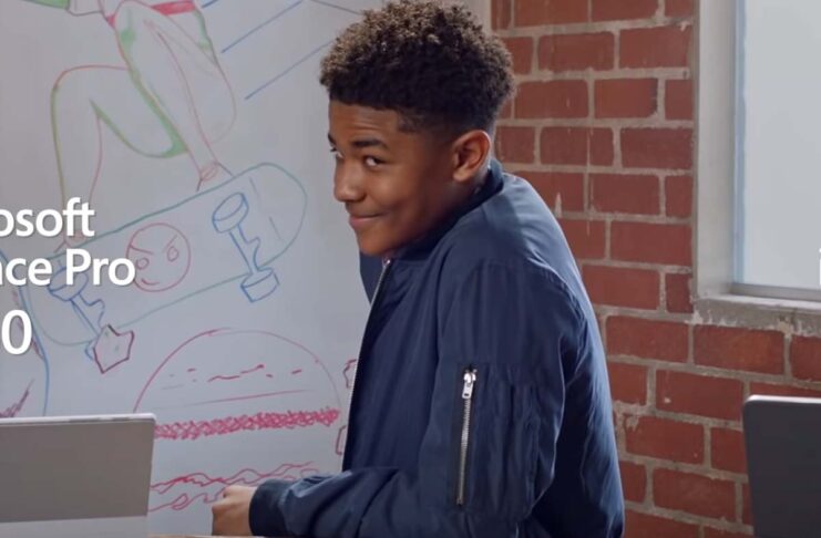 Pubblicità Microsoft confronta Surface con iPad Pro