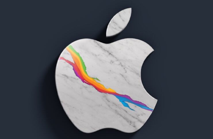 Apple Store Via del Corso Roma, le foto e la Mela di marmo