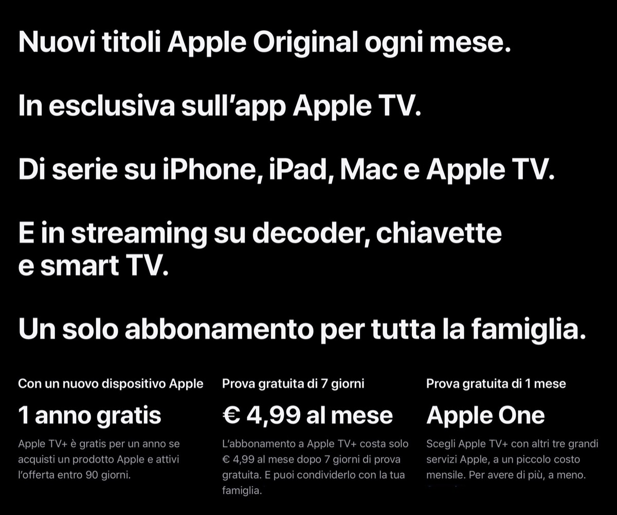 apple tv plus 40 milioni abbonati