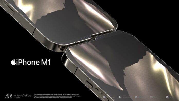Un concept immagina iPhone M1 con un notch completamente diverso