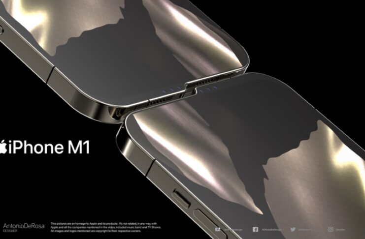 Un concept immagina iPhone M1 con un notch completamente diverso