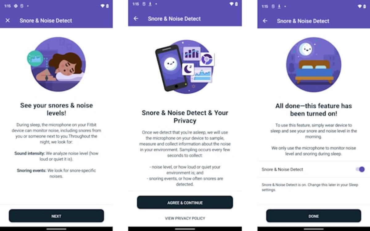 I dispositivi Fitbit potrebbero presto rivelare quanto russate