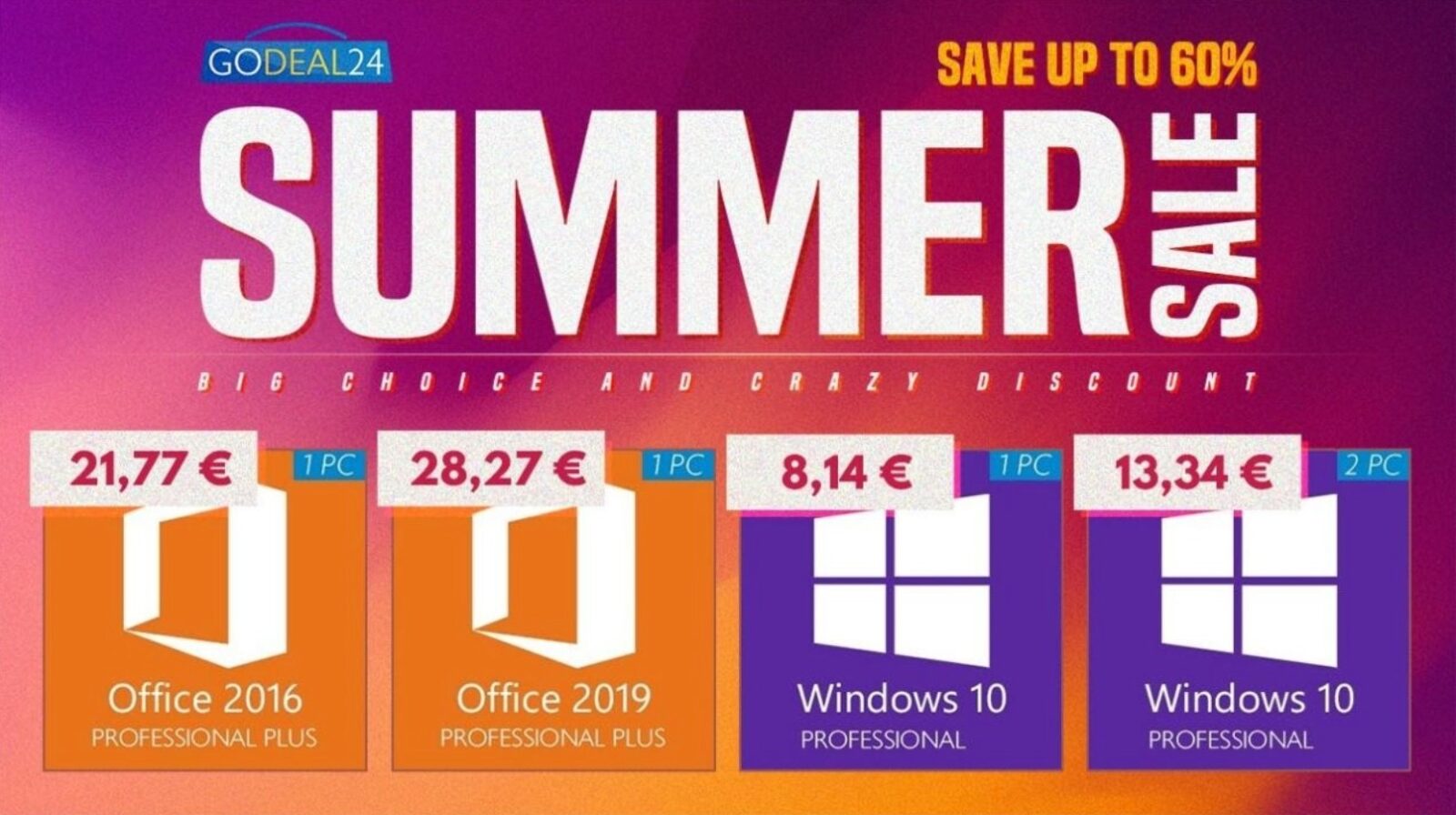 Licenza a vita Microsoft Windows 10 a 6 €, Office solo 15 € Licenza a vita Microsoft Windows 10 a 6 €, Office solo 15 €