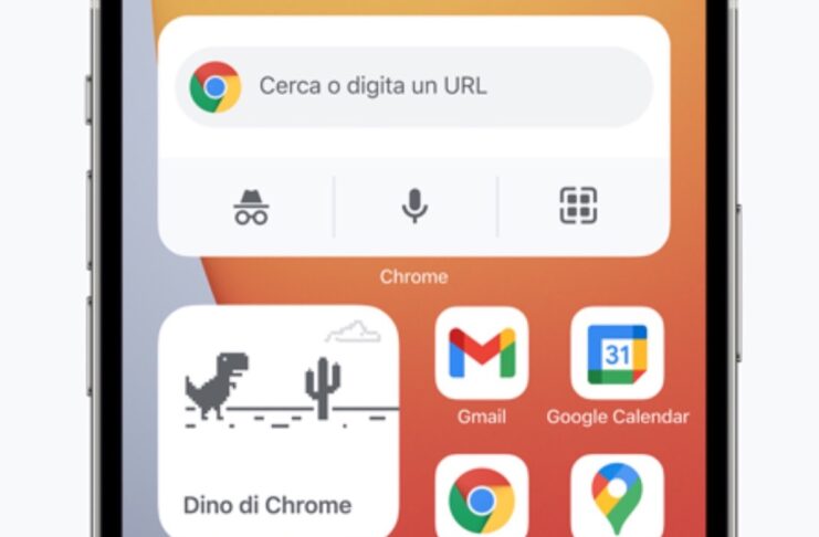 Chrome 90 per iPhone e iPad supporta i widget