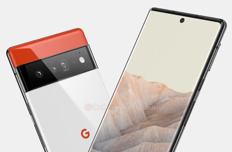 Google Pixel 6, i render puntano a schermo curvo e tripla fotocamera