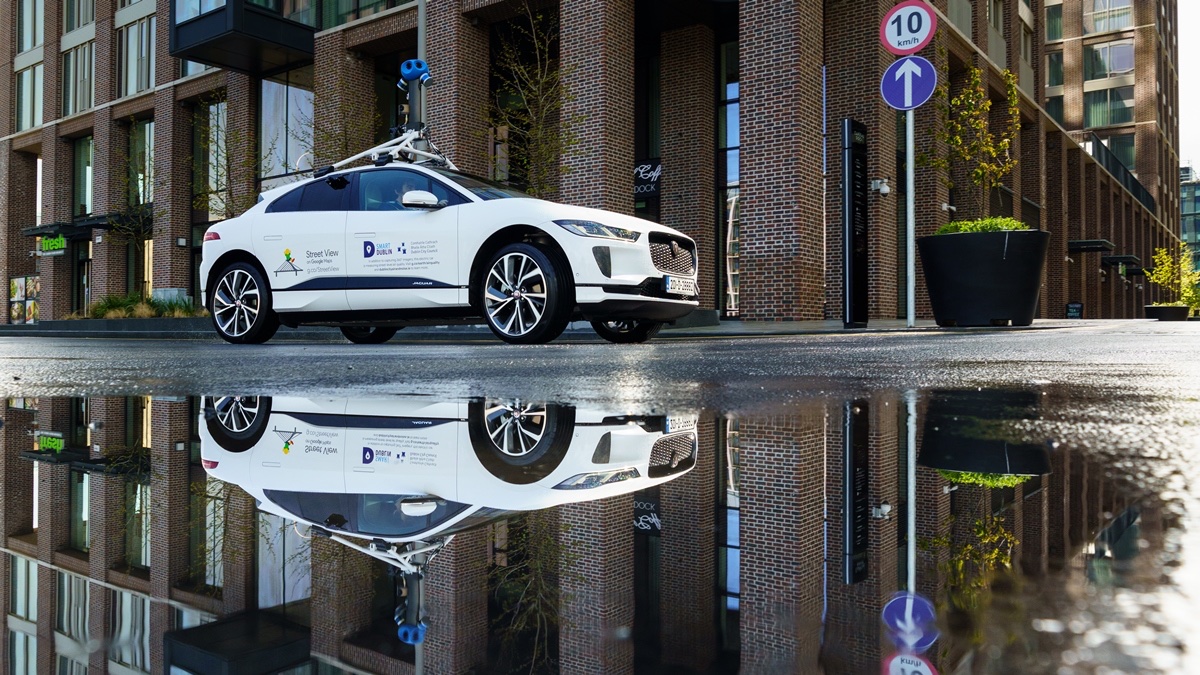 Jaguar Land Rover e Google misurano la qualità dell’aria a Dublino con una I-PACE elettrica