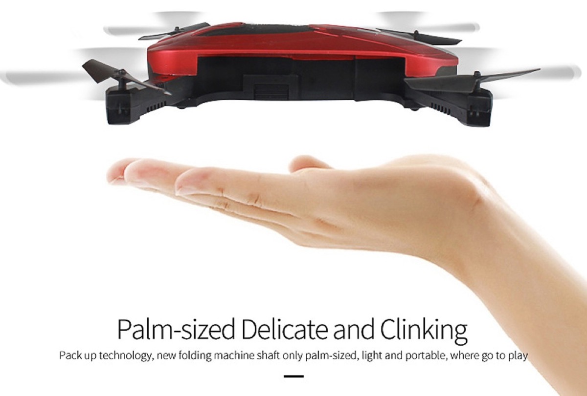 JD-18TX è il drone pieghevole tascabile